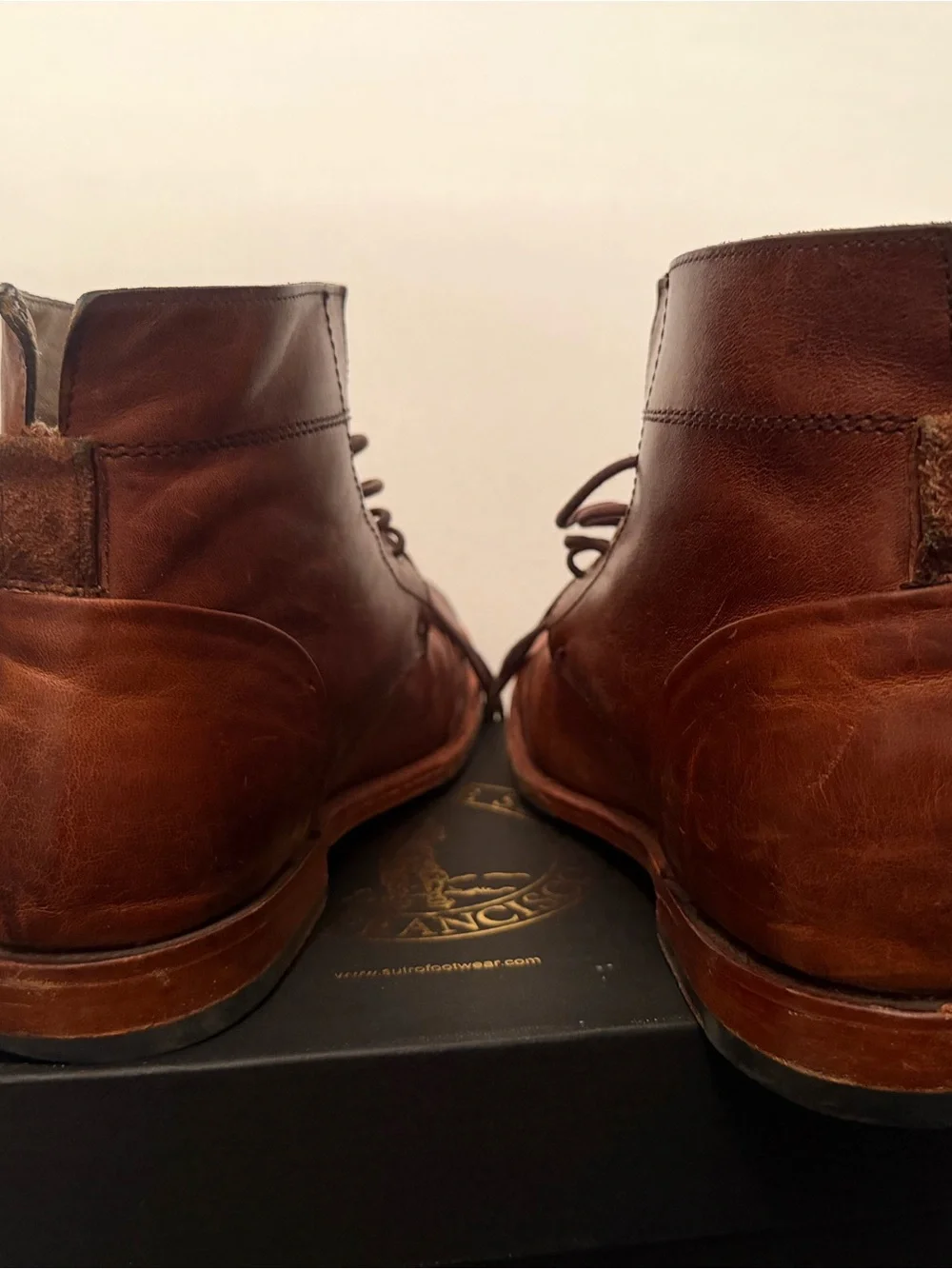 Sutro Footwear “Alder” Leather Cap-Toe Boots